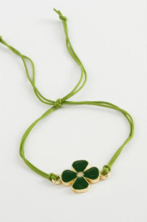 Çiçek İp Bileklik