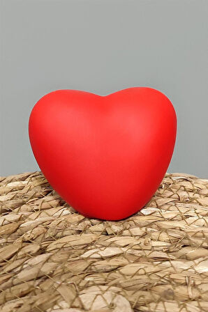 Işıklı Kırmızı Kalp Led Lamba 7 cm