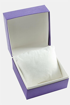 Mor Renkli Saat Kutusu