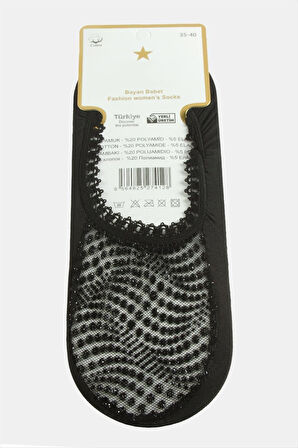 Noktalı Dantel Babet Çorap
