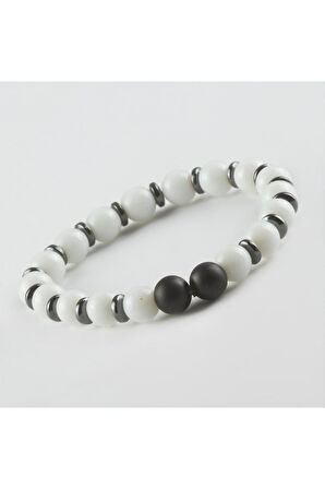 Sedef-Mat Onix Doğaltaş Bileklik