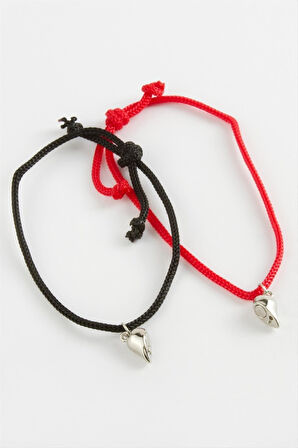 2'li Kalp Mıknatıslı Arkadaşlık Bilekliği