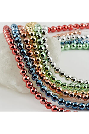 8 mm Fasetli Hematit Taşı