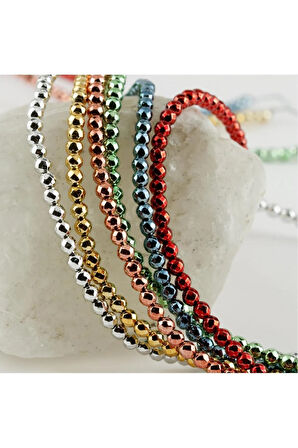 4 mm Fasetli Hematit Taşı