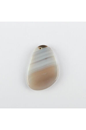 Özel Kesim Doğaltaş Plaka Akik Kolye Ucu