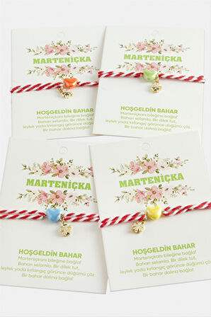 Kalp Porselen Marteniçka İp Bileklik