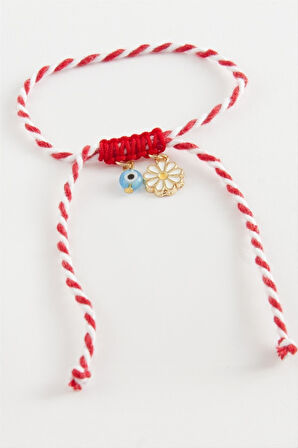 Papatya Marteniçka Makrome İp Bileklik