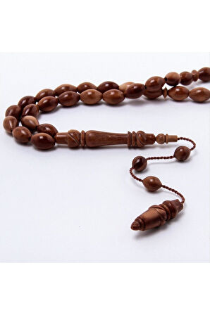 Oymalı İri Arpa Kesim Kuka Tesbih 8mm