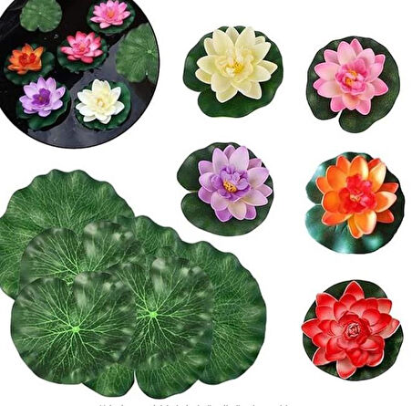 Dekoratif Yapay Lotus Çiçeği