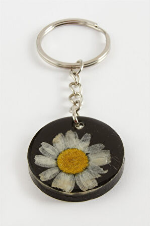 Papatya Epoksi Anahtarlık