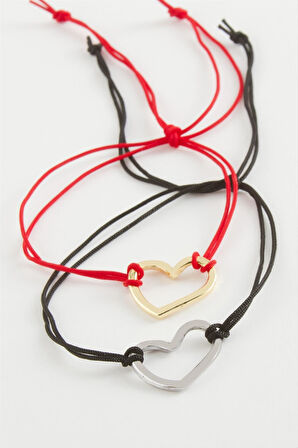 2 Adet Kalp İp Bileklik