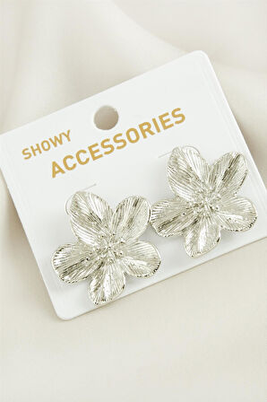 Orkide Trend Metal Küpe