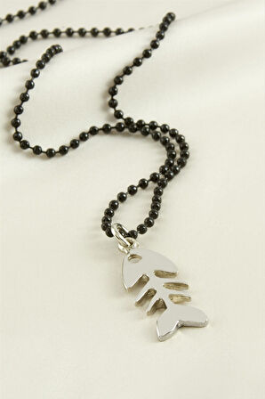 Kılçık Top Zincirli Erkek Kolye