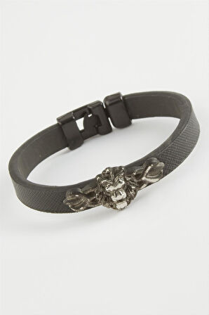 Aslan Kaliteli Suni Deri Bileklik