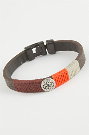 Çiçek Kaliteli Suni Deri Bileklik