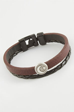 Ay Yıldız Kaliteli Suni Deri Bileklik