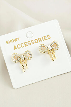 Fiyong Yeni Sezon Taşlı Küpe