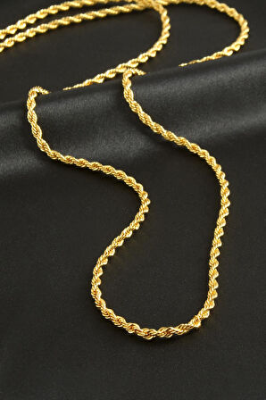 Burgulu Zincir Kolye 80 cm