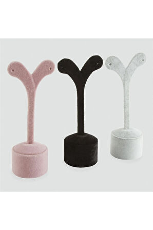 Golf Anfora Kumaş Kaplamalı Küpe Standı