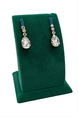 Anfora Kumaş Kaplamalı Küçük Küpe Standı