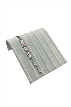 6'lı Anfora Kumaş Kaplamalı Bileklik Standı