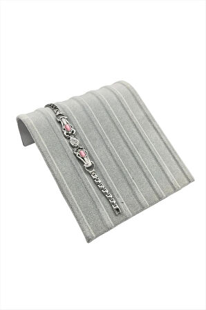 6'lı Anfora Kumaş Kaplamalı Bileklik Standı