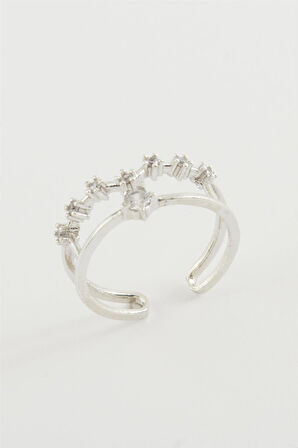 Yıldız Zirkon Taşlı Yüzük