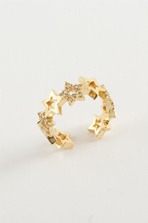 Yıldız Zirkon Taşlı Yüzük