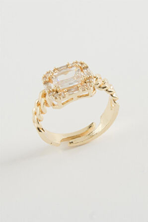 Baget Zirkon Taşlı Yüzük