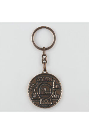 İstanbul Figürlü Metal Anahtarlık