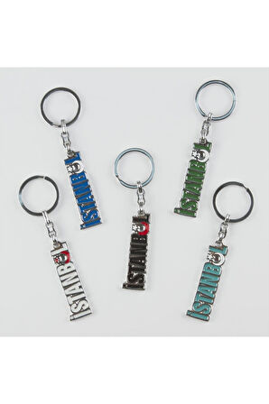 İstanbul Figürlü Metal Anahtarlık