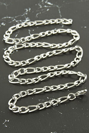 Düz Zincir Çelik Kolye 55 cm