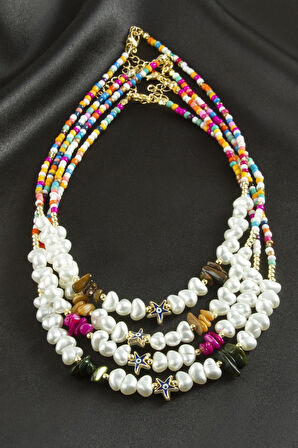 Deniz Yıldızı İnci Kolye