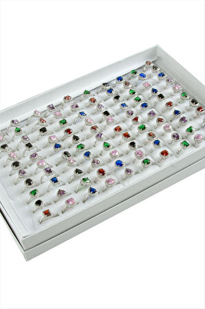 Karışık Lüks Zirkon Taşlı Ciddi İlişki Yüzüğü