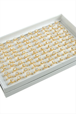 Karışık Lüks Zirkon Taşlı Ciddi İlişki Yüzüğü