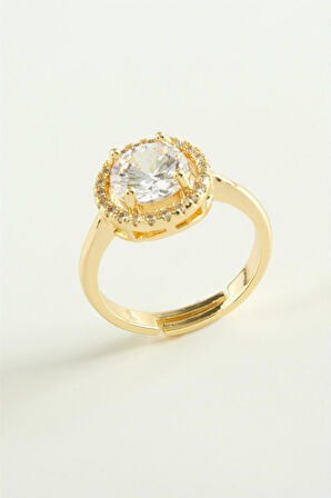 Karışık Lüks Zirkon Taşlı Ciddi İlişki Yüzüğü