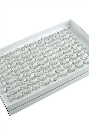 Karışık Lüks Zirkon Taşlı Ciddi İlişki Yüzüğü