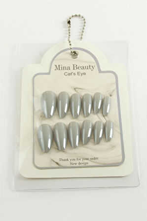 Mina Beauty Kedi Gözü Takma Tırnak