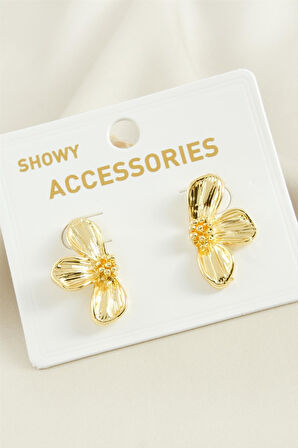 Orkide Trend Metal Küpe