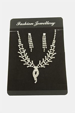 Oval Lüks Suyolu Set Kolye