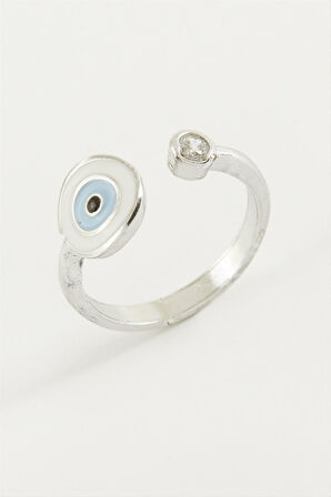 Nazar Mineli Taşlı Yüzük