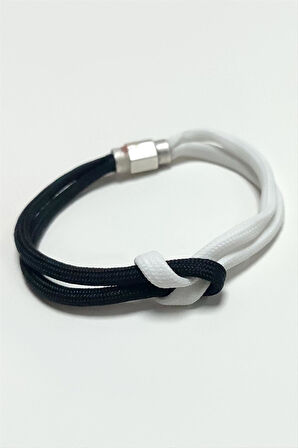 Taraftar Örgülü Mıknatıslı İp Bileklik