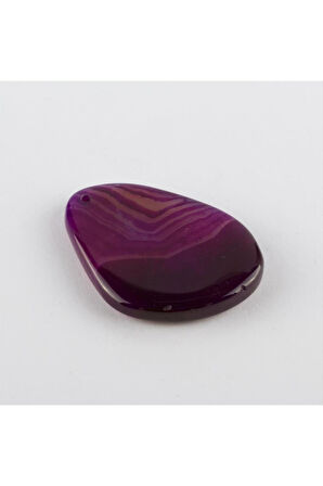 Özel Kesim Doğaltaş Plaka Akik Kolye Ucu