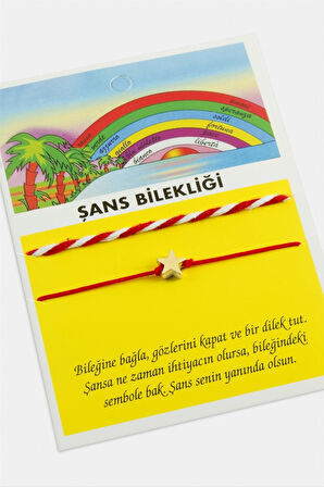 Yıldız Şans İp Bileklik
