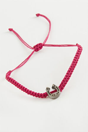 Nal Makrome Örgülü Bileklik