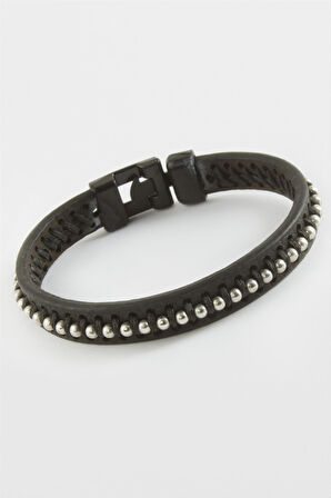 Noktalı Kaliteli Suni Deri Bileklik