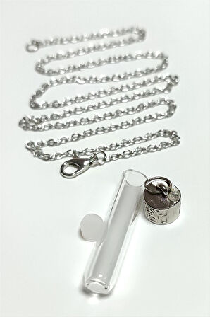 Metal Kapaklı Boş Fanus Canlı Kolye