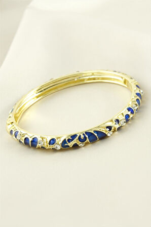 Taşlı Mineli Kelepçe Bileklik