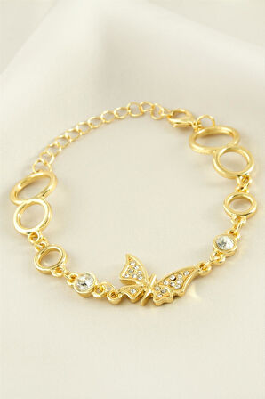 Kelebek Taşlı Bileklik