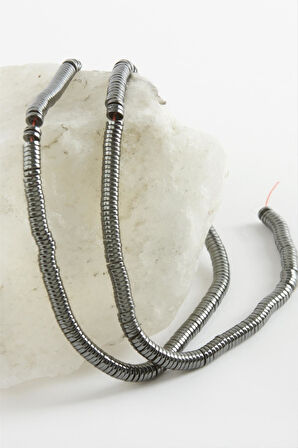 Hematit Disk Taşı Küçük 4 mm